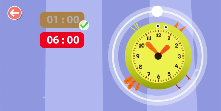 Juego Adjust the clock interior