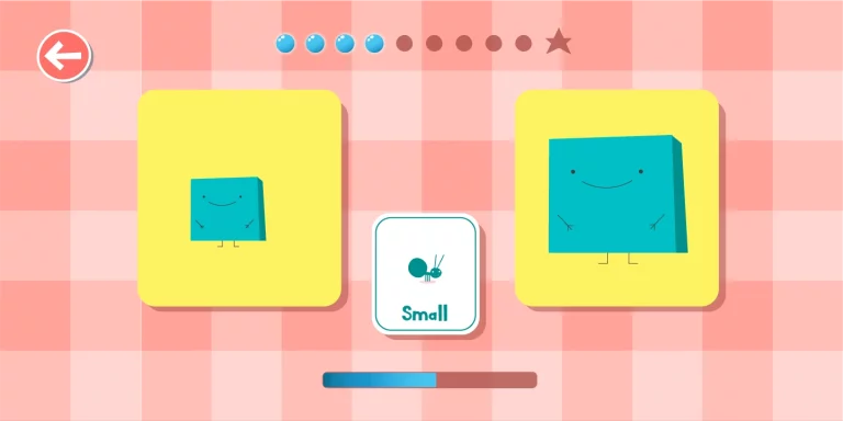 Juego Big and Small interior