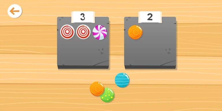 Juego Sharing Candy interior