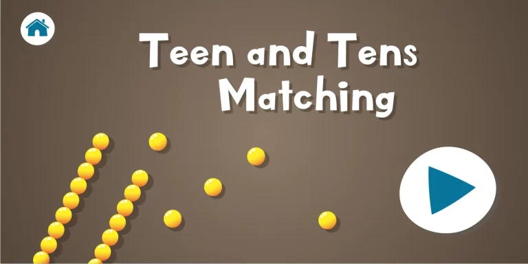 Juego Teen and Tens Matching