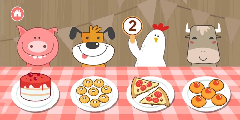 Juego Animal Party interior