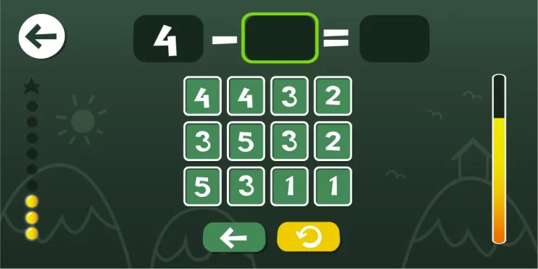 Juego Substraction interior